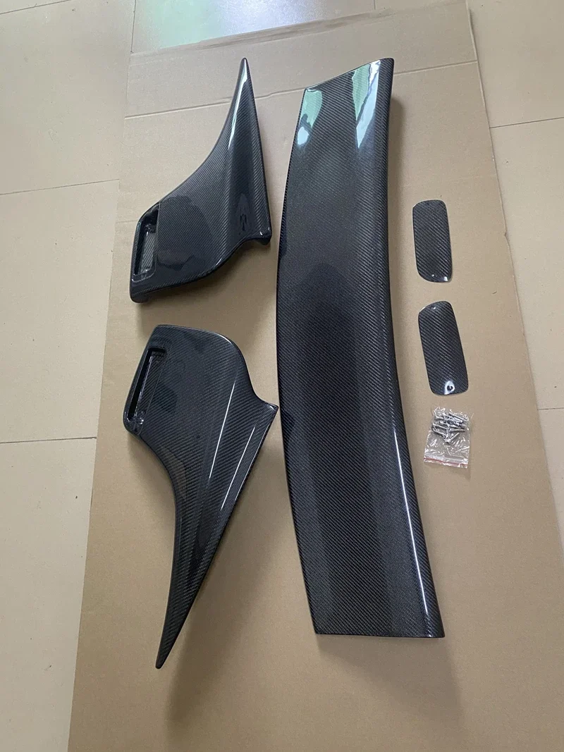 For Toyota Supra MK4 JZA80 high quality Carbon Fiber Rear Roof Spoiler Wing Trunk Lip Boot Cover Car Styling