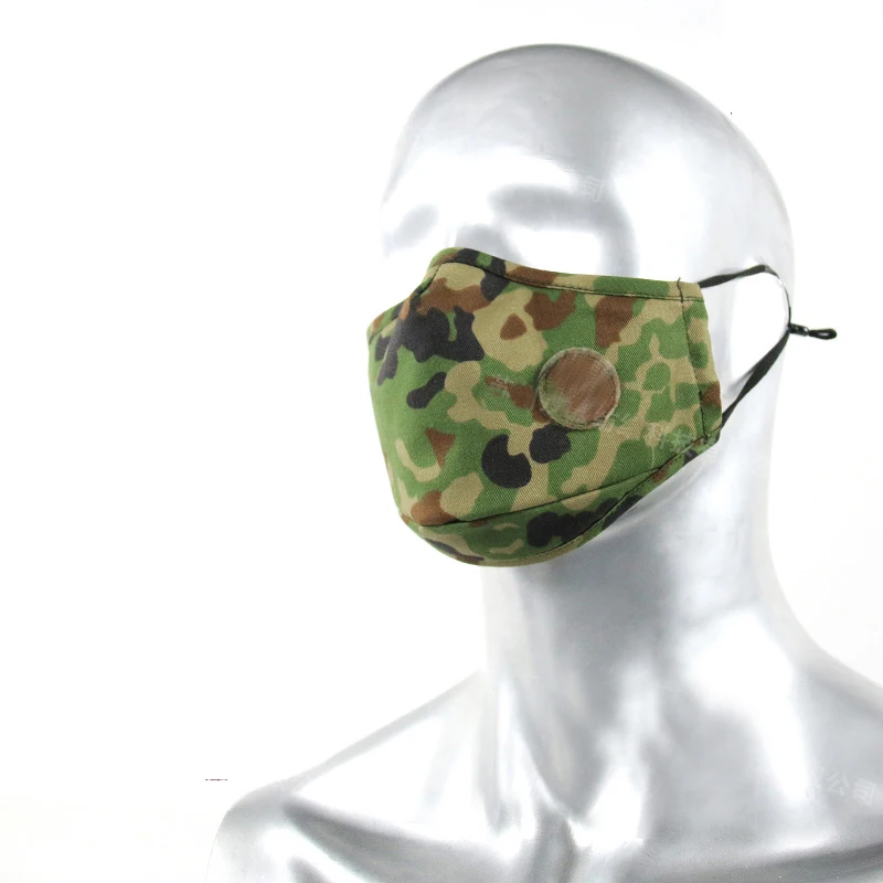 قناع شتوي تكتيكي مموه مخصص، أغطية وجه قابلة للغسل، معدات عسكرية خارجية للرجال، قناع صيد مموه #5