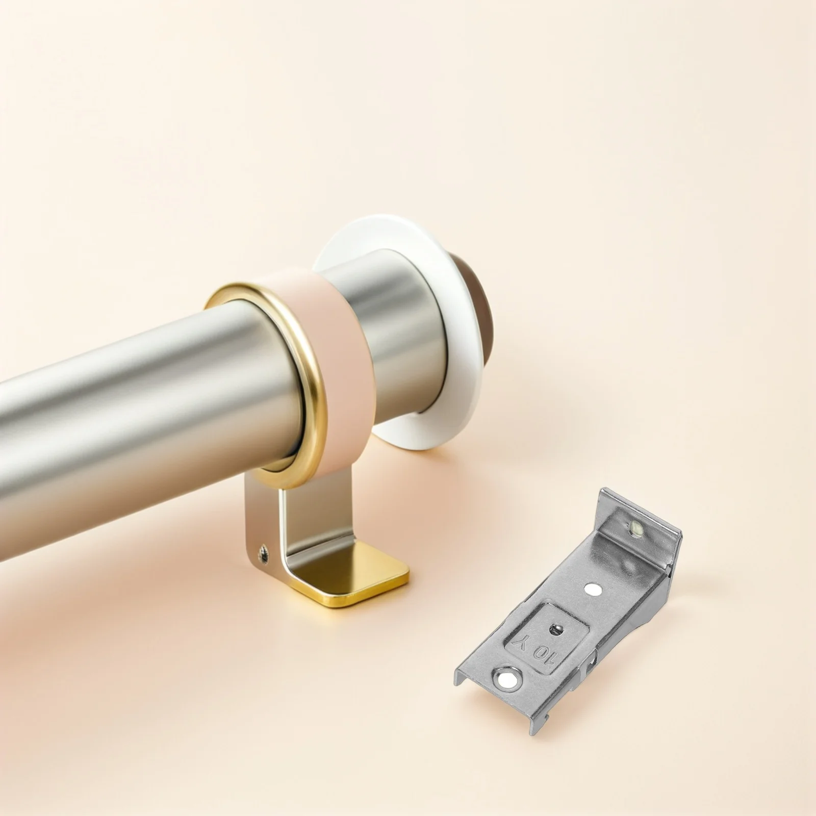 10 قطعة الستار الثقيلة تصاعد قوس الفولاذ المقاوم للصدأ ل الأسطوانة الظل العمودي أعمى الستائر المسار تركيب السقف #1