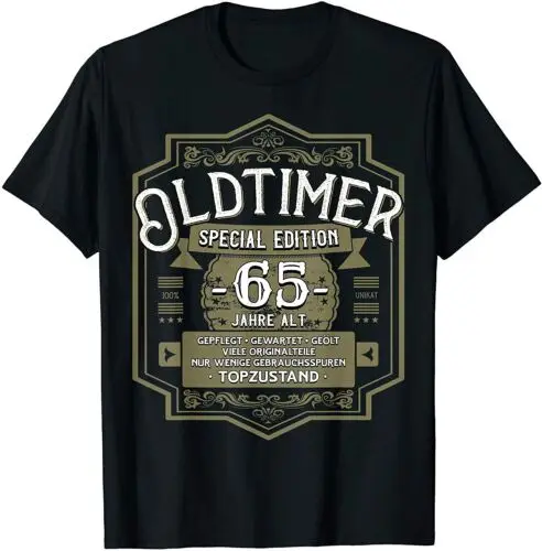 Neu 65 Geburtstag Geschenk 65 Jahre Lustiger Spruch Geschenk Premium Tee T-Shirt