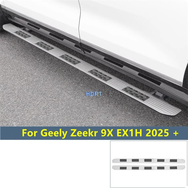 

For Geely Zeekr 9X EX1H 2025 + Car Styling Side Step Door Sill Threshold Scuff Foot Pedal Cover Protector Decoration Accessories