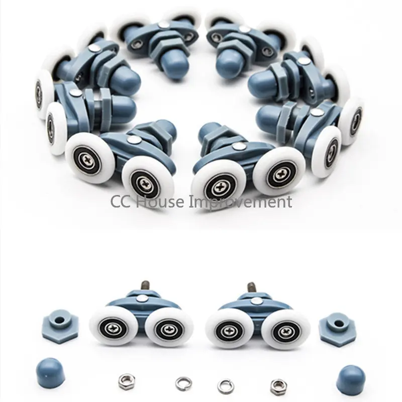 Rodillo de puerta de ducha, polea de cuarto de ducha, varios estilos