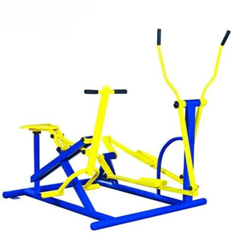 

Single ellipse single fitness combination Outdoor fitness equipment Cycling path Park