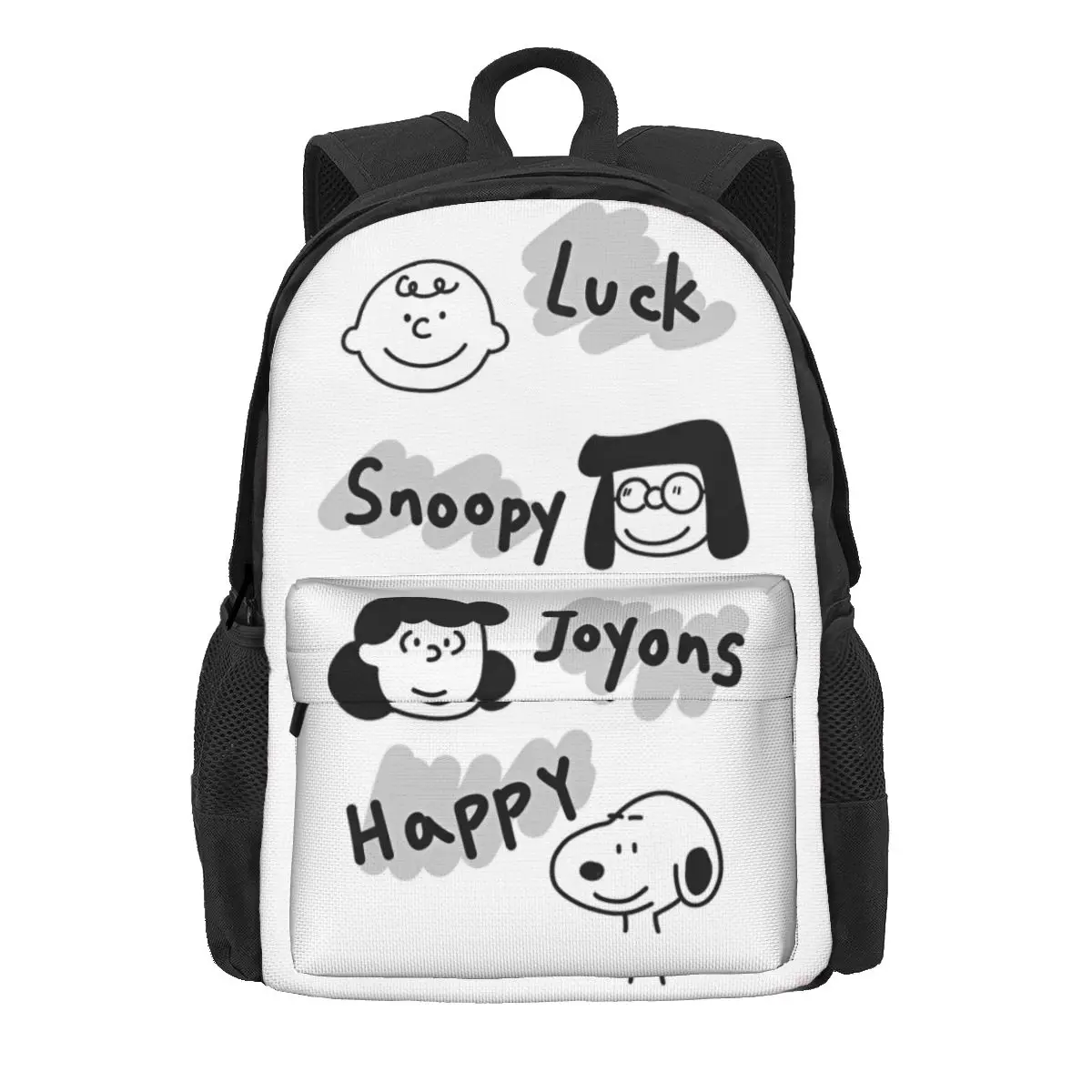 Cute Cartoon Snoopy Women Backpack Mochila Casual Student School Bag Denim Print Laptop Mochila Teenage Waterproof Shoulder Bag