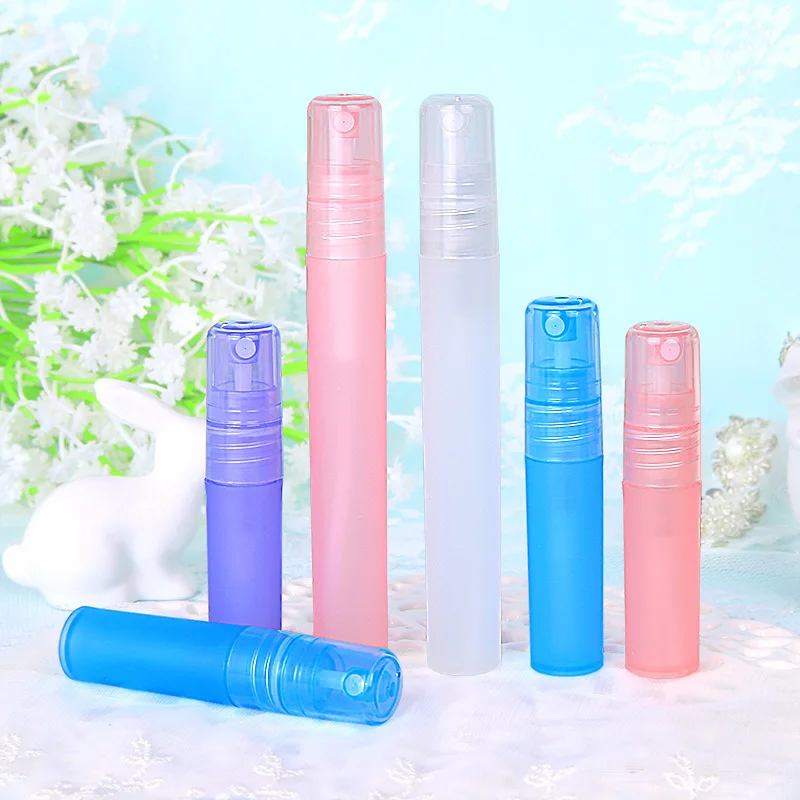 10ml Colorful Portable Atomiser Spray Bottles Perfume Pen Vials Makeup Cosmetic Plastic PP Travel Sample Containers