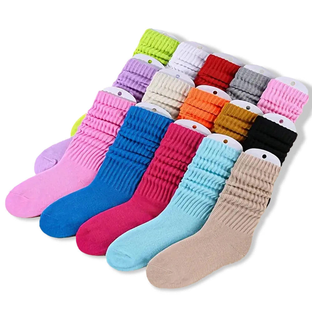 5/10 Pairs Of Colorful Mid Length Socks Women Bubble Socks Comfortable And Ball Free Versatile Autumn Girl Elephant Socks