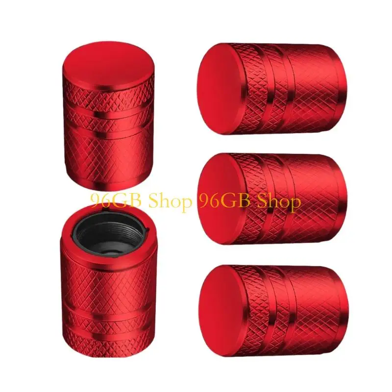 96GB Water Resistant Aluminum Valves Caps Cover For Car And Motorcycle Tires Colorful Option Crafted From Strong Alloy 12pcs