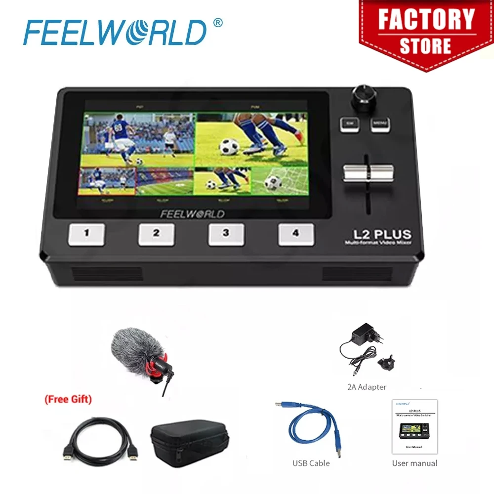 Feelworld LIVEPRO L2 Plus Live Streaming Switcher 5.5