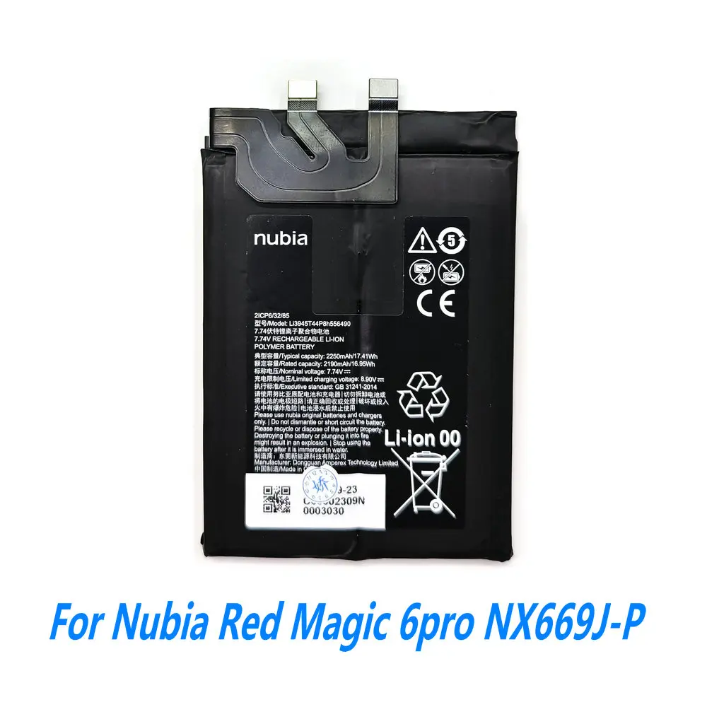 Original Battery For ZTE Nubia Red Magic 5 5S 5G NX659J /Red Magic 6 NX669j / 6pro NX669J-P / Red Magic 8 Pro NX729J