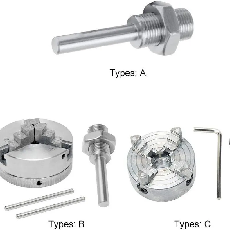 Drill Chuck Adapter Connecting Rod – Keyless Conversion Shank Arbor for Hand Drill, Electric Drill & Impact Driver