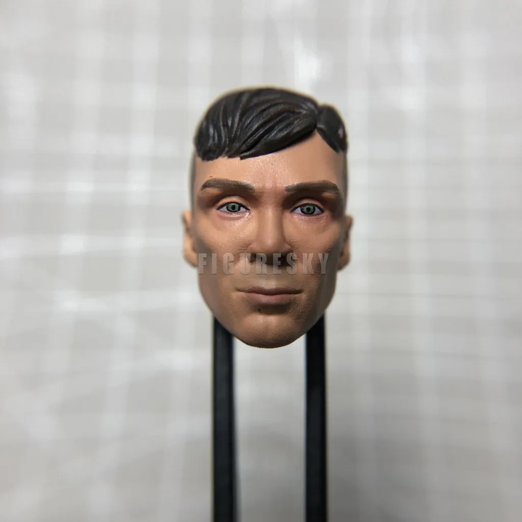 HL498 Customized 1/18 1/12 1/10 Scale Cillian Tommy Painted Head Sculpt for 3.75