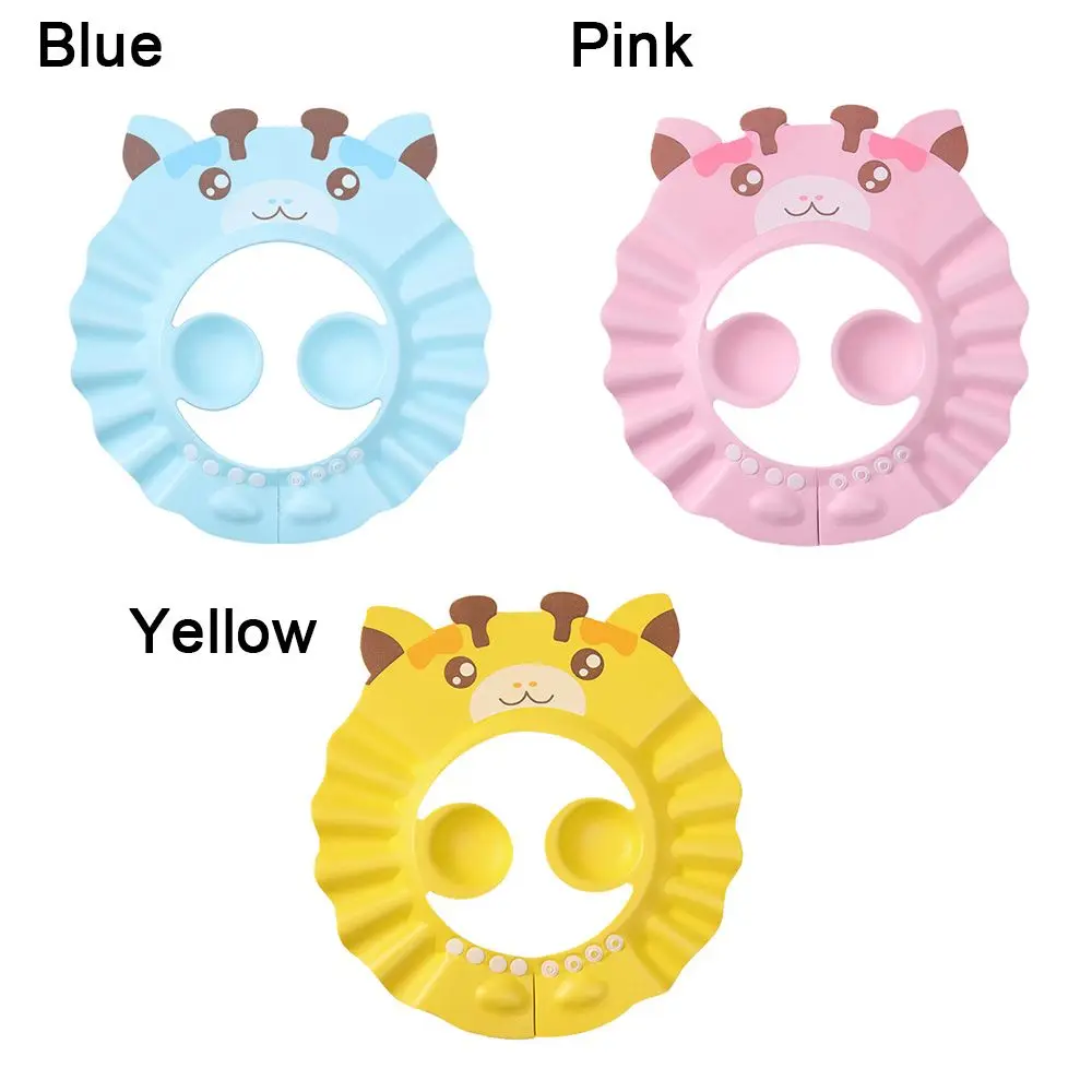 Kids Protect Bathing Ear Protection Bath Head Cover Shampoo Artifact Baby Shower Cap Hair Wash Hat