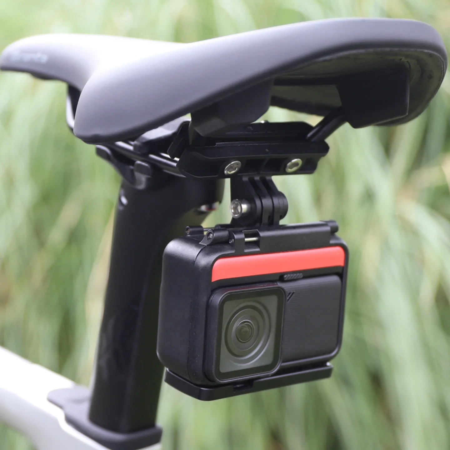 For Garmin Varia RCT715 Bicycle Seat Tail Light Mount Radar GoPro Plastic Adapter Seatpost Bracket Accessory image 2