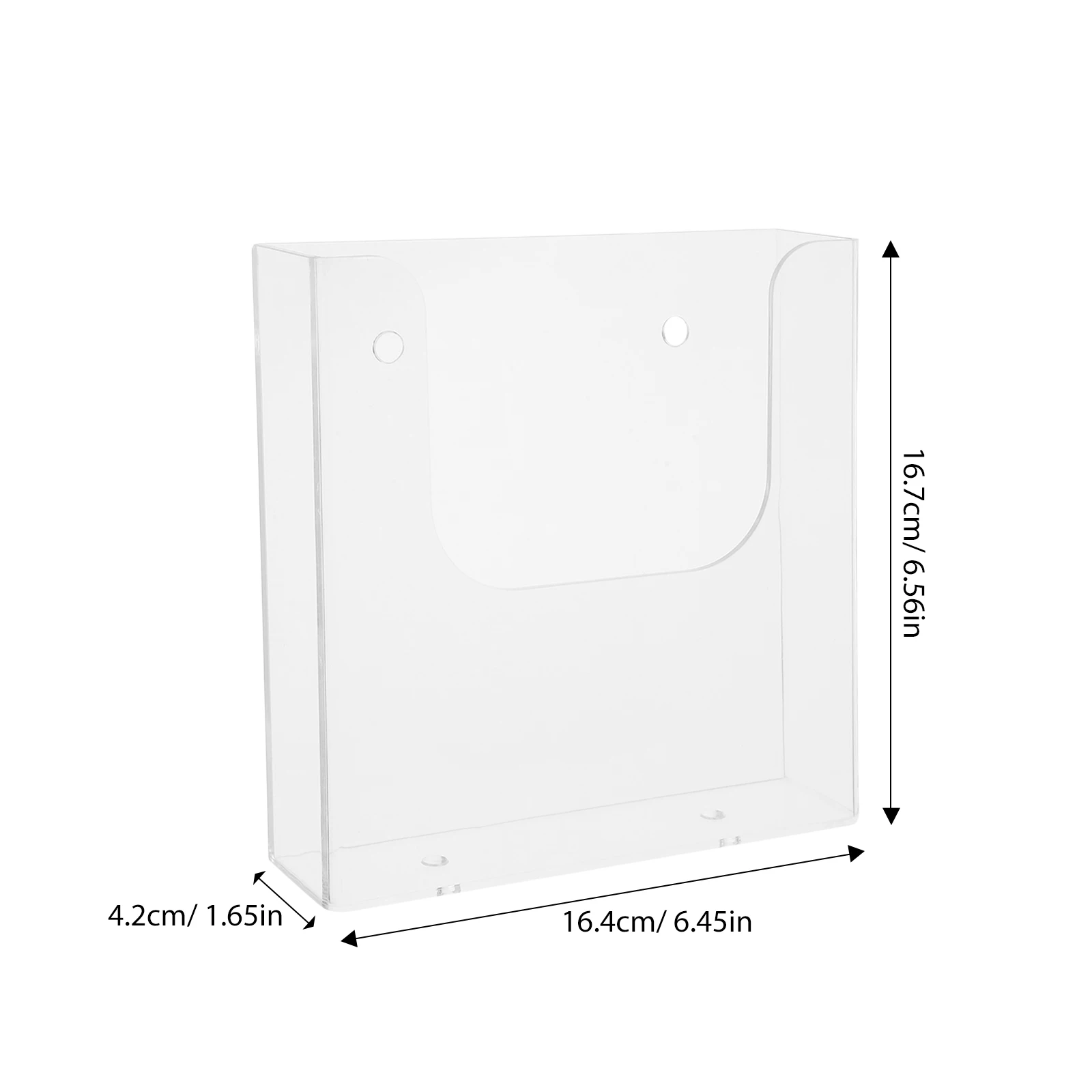 Practical Plastic Wall Mounted Document Organizer File Holder Rack For Paper Stationery Office Supplies Home Document Storage