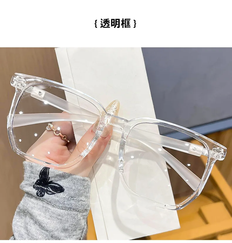 Polygon-Lesebrille mit großem Rahmen +0,5 +0,75 +1,25 ~ +4,0 Damen Herren Anti-Blaulicht-blockierende Brille Optisches Spektakel – Detail 11