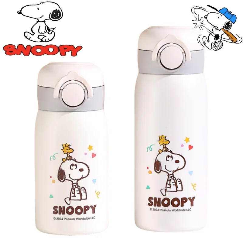 

MINISO Snoopy термос кружка для напитков стеклянные студенческие портативные чашки для путешествий с фильтрованной фотографией праздничные подарки