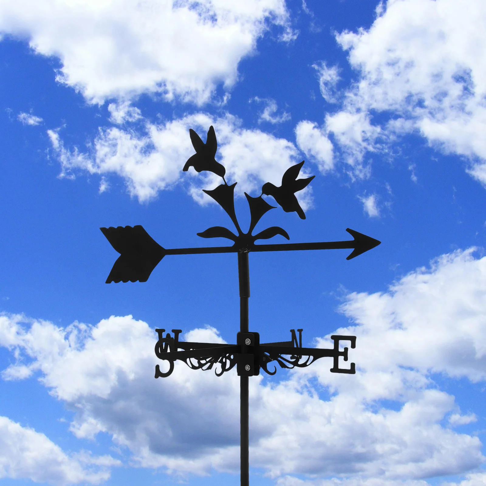 

Decorative Weather Vane Iron Wind Direction Indicator For Garden Yard Roof Lawn Outdoor Decoration Metal Stake Ground