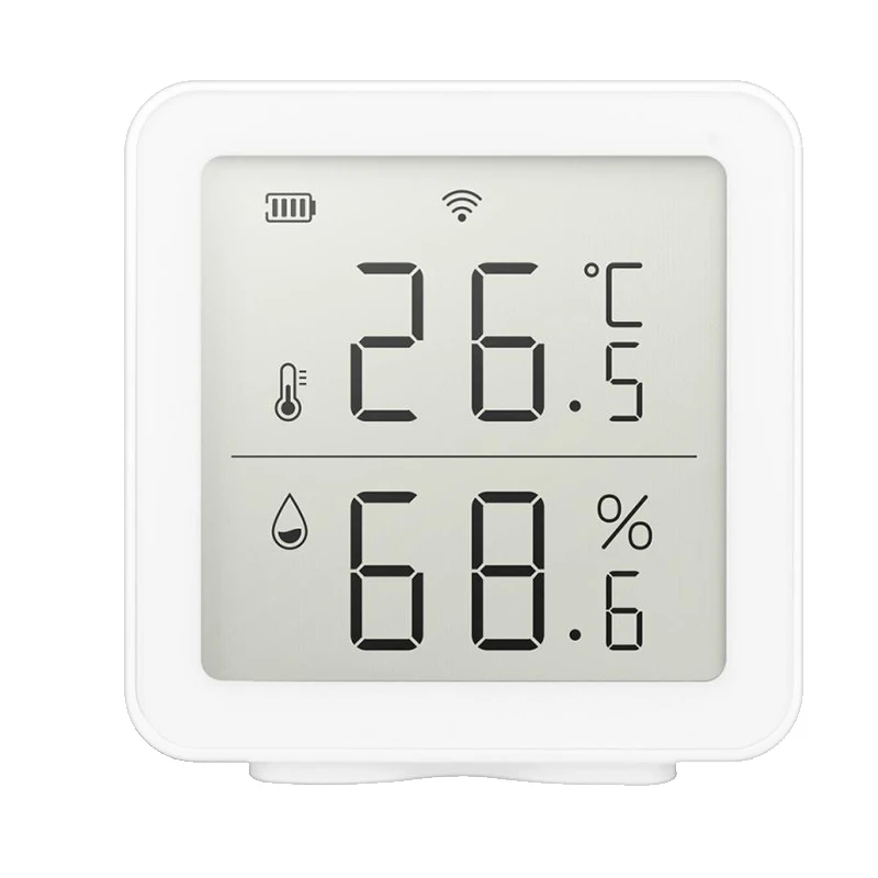 

Retail 1 PCS WIFI Temperature And Humidity Sensor Indoor Hygrometer Thermometer Detector For Alexa Google Home