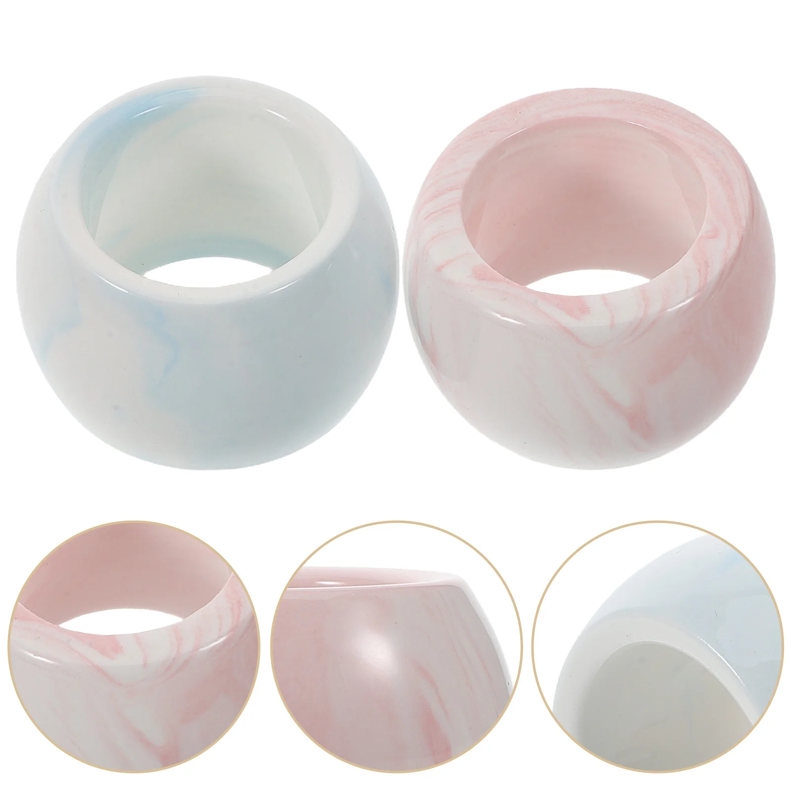 

2Pcs Ceramic Electric Toothbrush Holder Marble Pattern Bathroom Sink Stand Versatile Toothbrush Storage Base Tooth Brush Holder