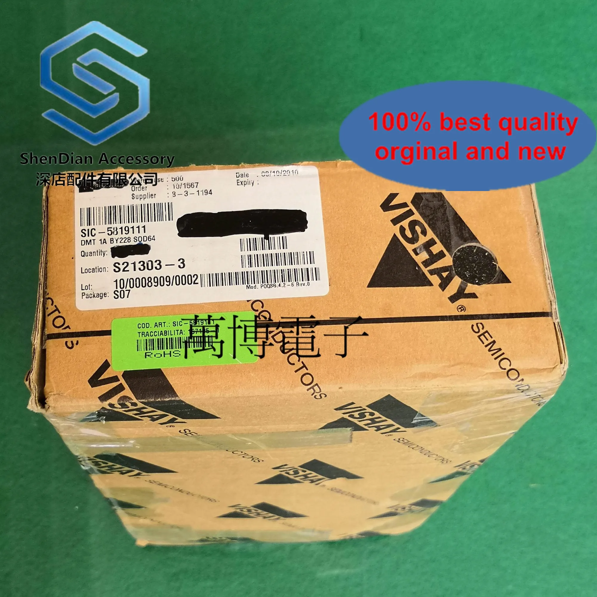 20pcs only orginal new Ball Diode BY228 228 3A 1500V real stock
