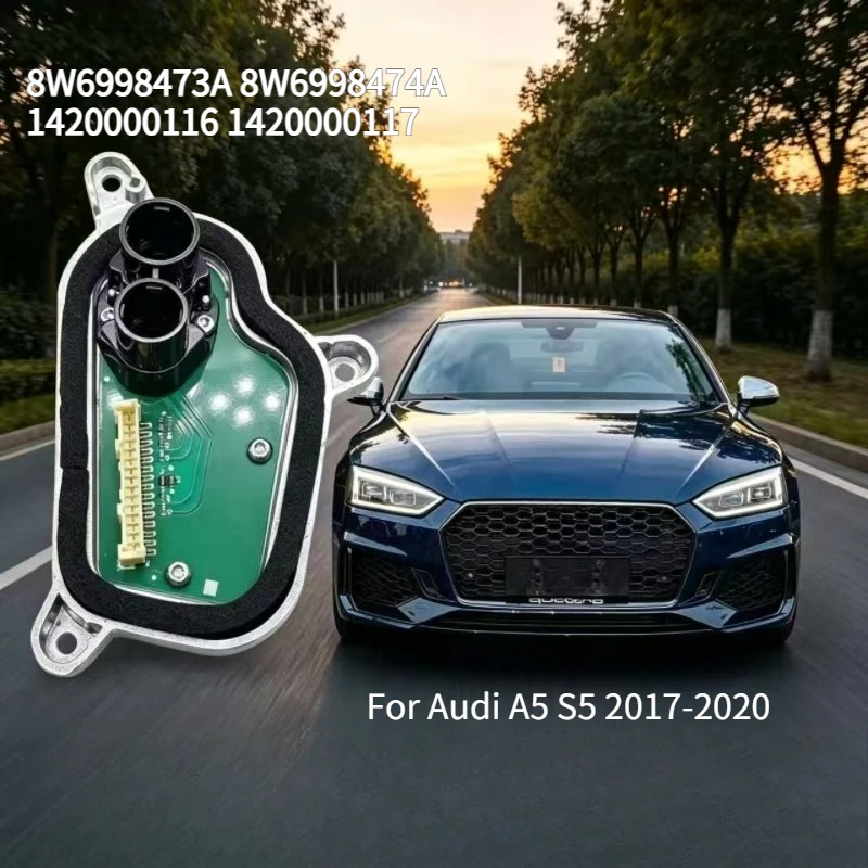 

For Audi A5 S5 2017-2020 LED Daytime Running Light DRL Module 8W6998473 8W6998474 Headlight Replacement 1420000116 1420000117