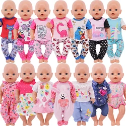 Accessori di abbigliamento per bambole Kawaii per bambole nate da 43cm, giocattoli per bambole americane da 18 pollici, Nenuco, regalo di natale di compleanno