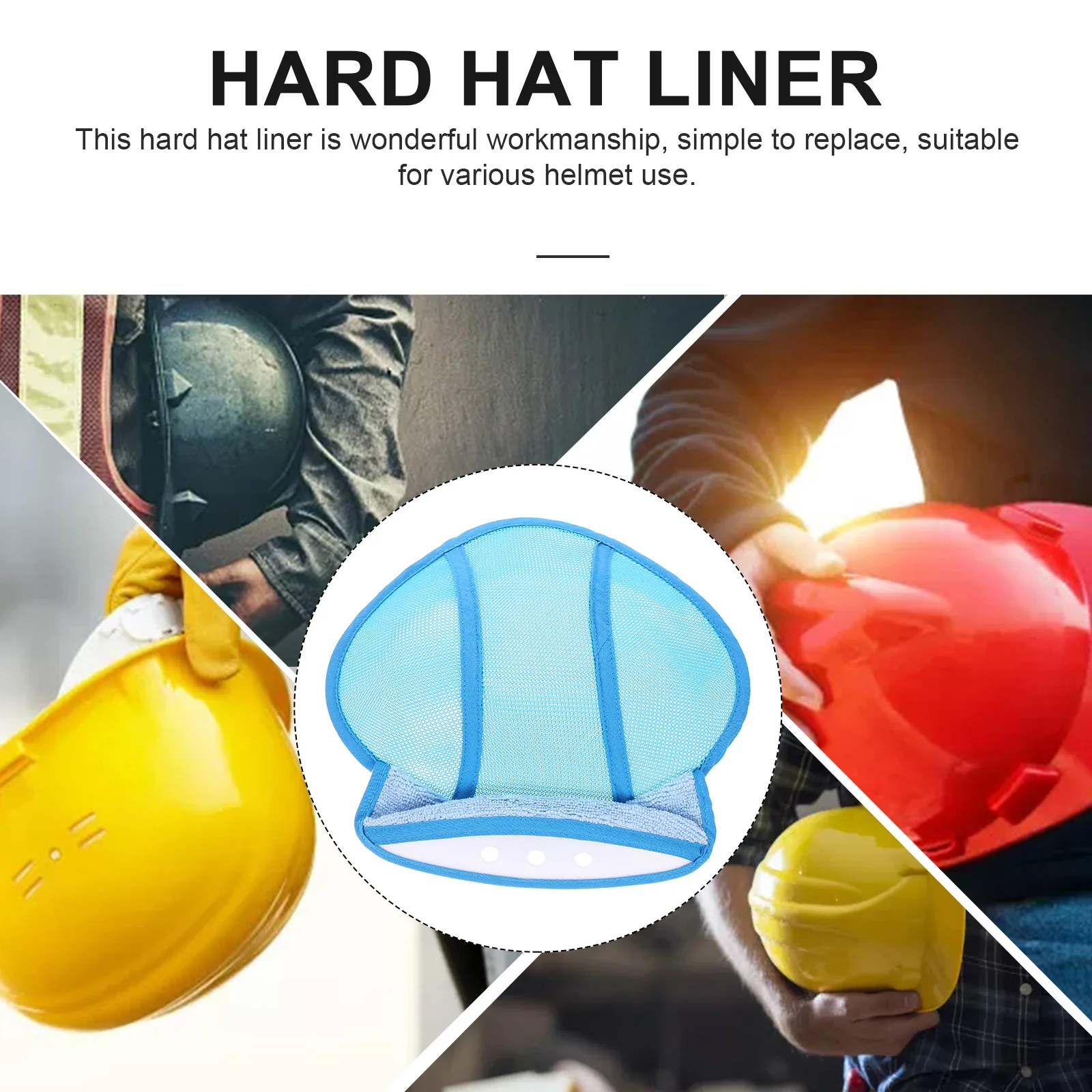

Liner Hard Hat Accessories Breathable Mesh Summer Sweat Protection Lightweight Removable Washable Design Cap