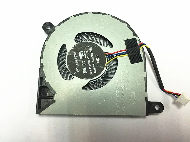 For Dell For Inspiron 5568 7569 CPU Cooling Fan BRUSHLESS 023.1006M.0011.A01 CN-031TPT 31TPT 031TPT