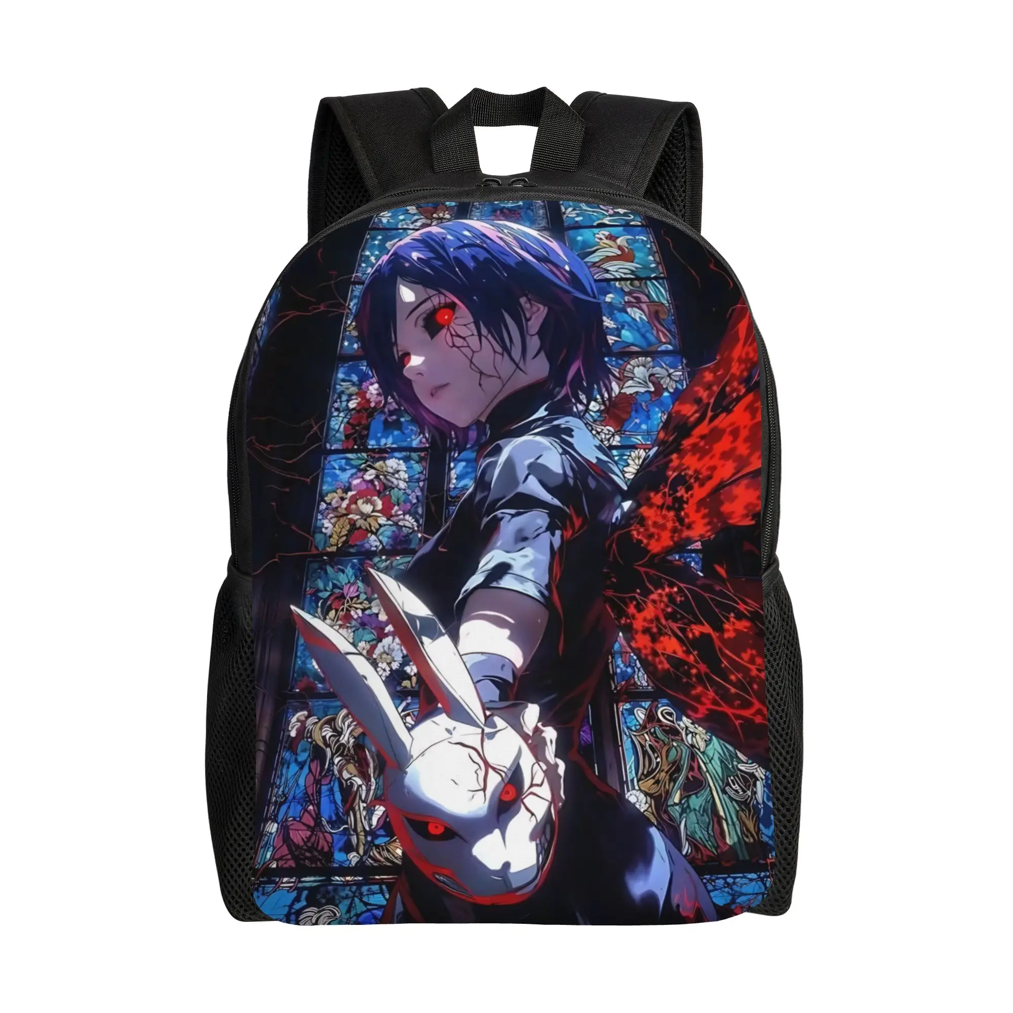 Fashion Halloween Tokyo Ghoul Kaneki Backpacks Its Bag  mochila Hiking Sturdy Shoulder Rucksack