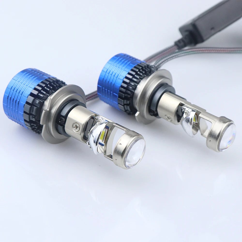 

Bi LED H7 H4 Canbus Автомобильная фара Проектор Мини-объектив H11 H8 9005 9006 HB3 HB4 Светодиодная лампа для проектора 6000K Автомотоцикл 12 В 24 В