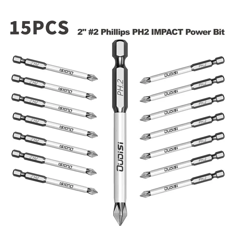 70mm/2.9 Inch Phillips Impact Screwdriver Bit: Perfect for Plastic, Wood, and Metal Projects in Home, Office, and Factory!