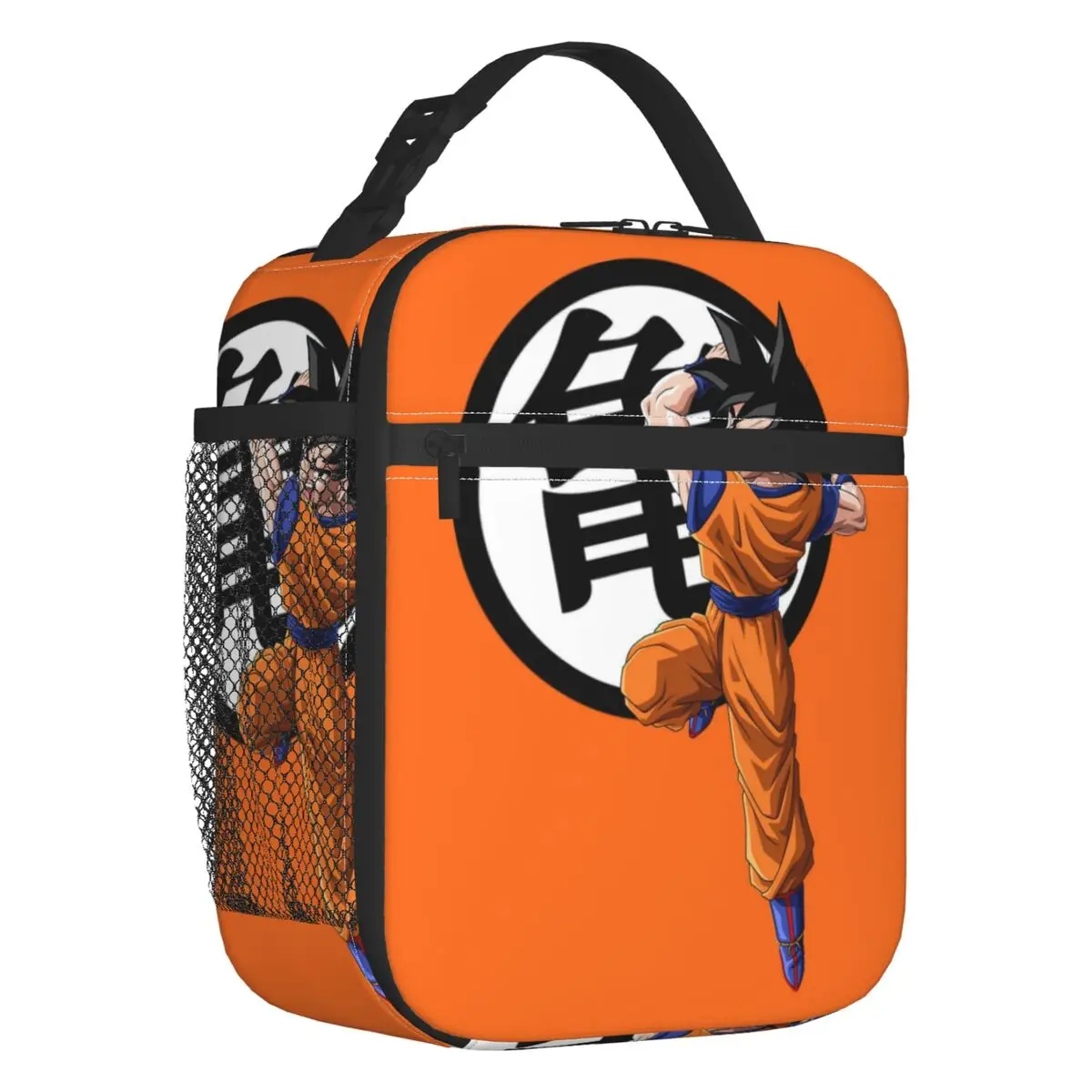 Benutzerdefinierte DBZ Dragons Ball Goku Anime Thermoisolierte Lunchtaschen für Damen und Herren, tragbarer Lunchbehälter für die Schule, Aufbewahrungsbox für Lebensmittel