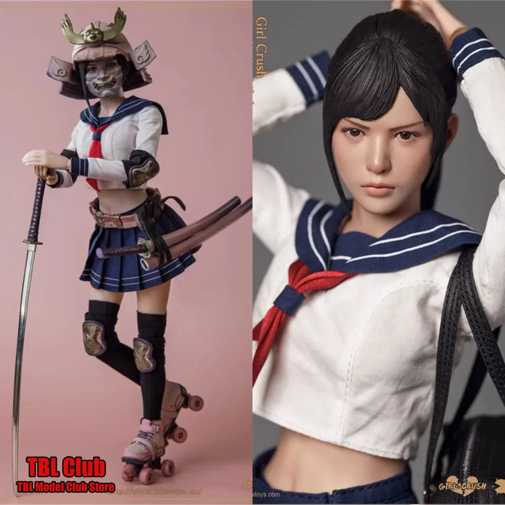 

In Stock Asmus Toys GC002 1/6 Japanese Girl Crush Kibitsu Momoko 12 Inch Full Set Action Figure Model with Platform Accessories