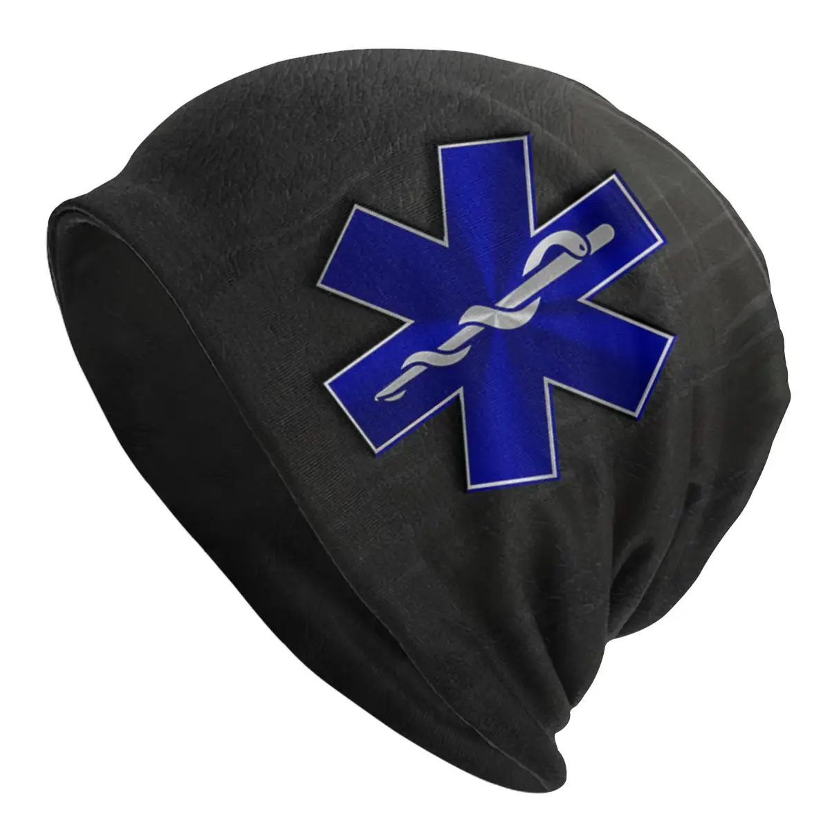 Emt Bonnet Homme Outdoor Thin Skullies Beanies Star Of Life Caps For Men Women Style Hats