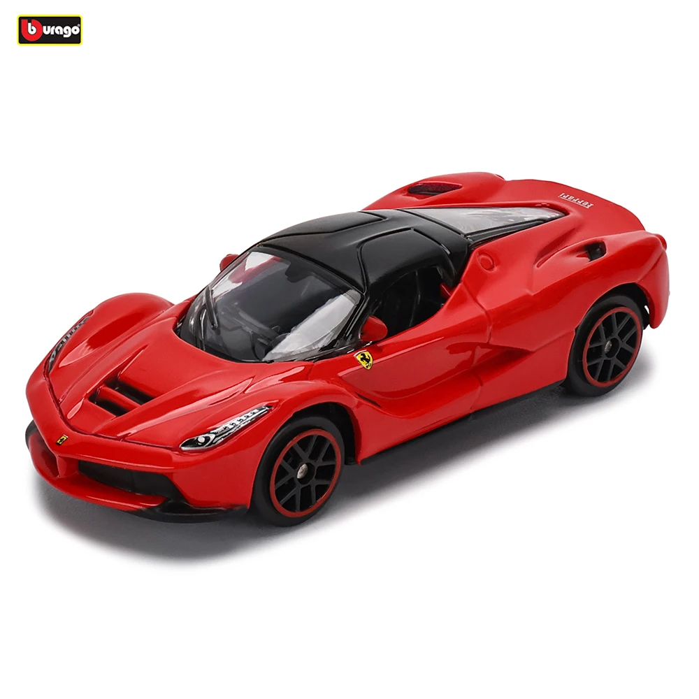 Bburago 1:64 Ferrari series Multiple models LAFerrari 488 458 ENZO F40 599 F12 car die-casting model small-scale toy collection