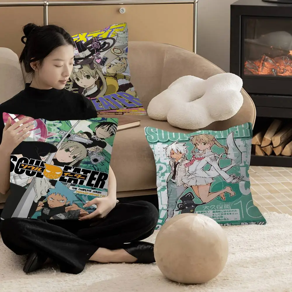 

S-Soul E-Eater Anime Pillow Gift Home Office Decoration Pillow Bedroom Sofa Car Cushion CoverPillow Case
