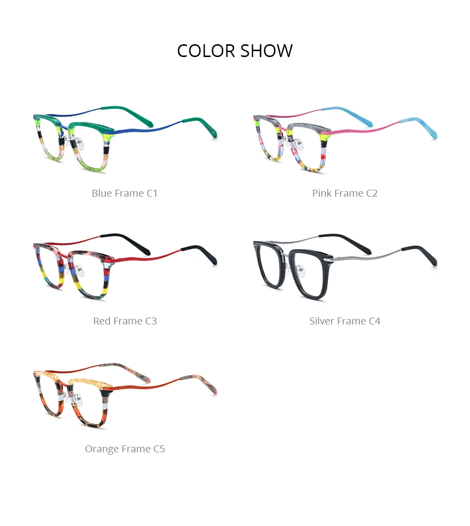 FONEX Acetat Titan Brille Rahmen Frauen Neue Marke Design Vintage Retro Runde Brillen Männer Japanische Brillen Brillen 85891 – Detail 27