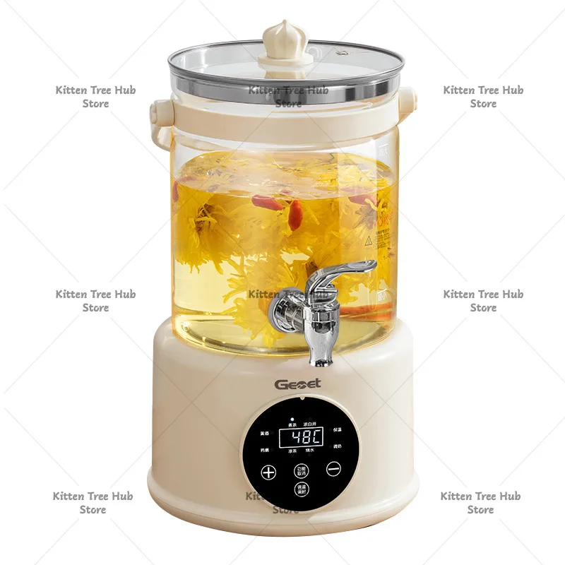 4L Household Multi-functional Office Stewing Split Flower Teapot Large Capacity Kettle