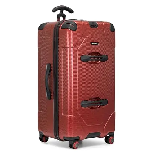 

Traveler's Choice Maxporter II Polycarbonate Hardside Trunk with Spinner Wheels, Red, 31-Inch Trunk