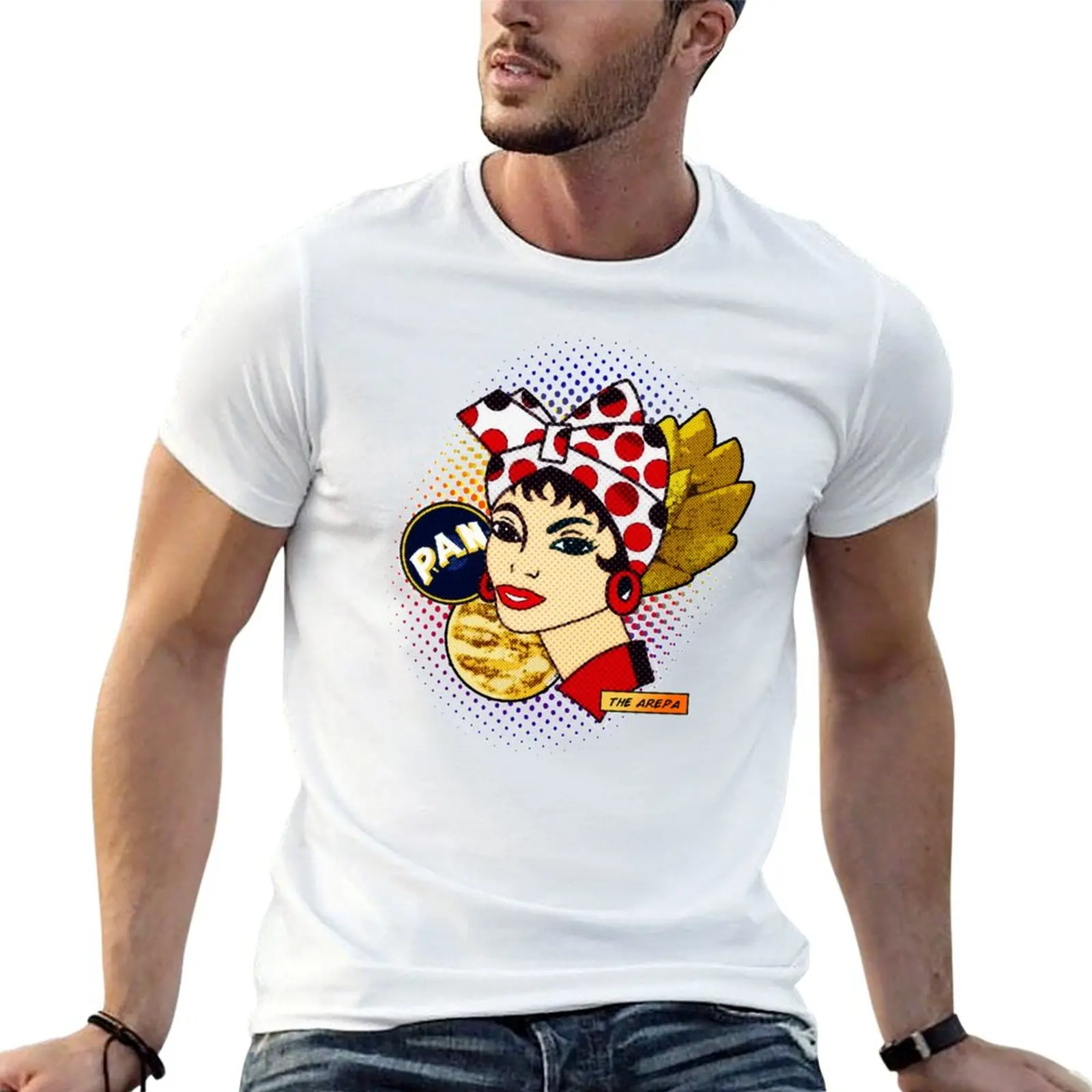 

Футболка FLOUR BREAD VZLA, мужская повседневная мужская футболка для мужчин, футболка