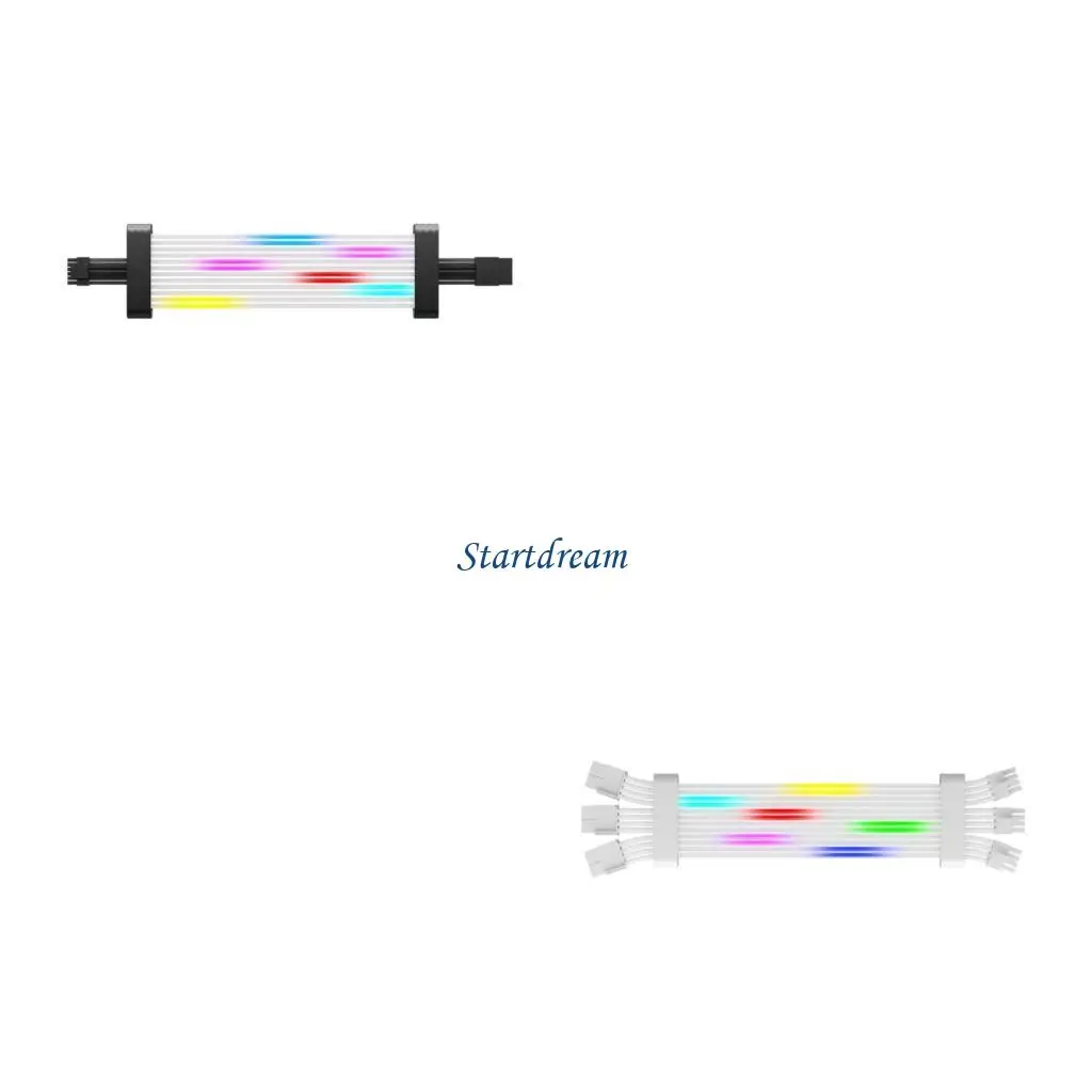 

Гибкий силикон беспроводной синхронизации силового кабеля ARGB GPU Bendable для игровых установок K92C