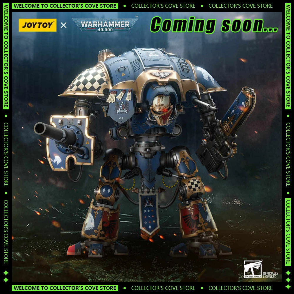 JOYTOY Warhammer 40k 1/18 Action Figure Mech Imperial Knights House Terryn Knight Paladin Collectible Model Figures Ornament Toy