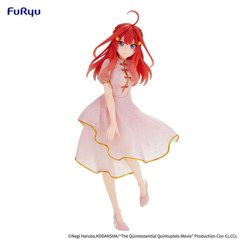 In Stock Figuras Anime Original 18cm FuRyu The Quintessential Quintuplets Nakano Itsuki Anime Figure Model Toys Gifts