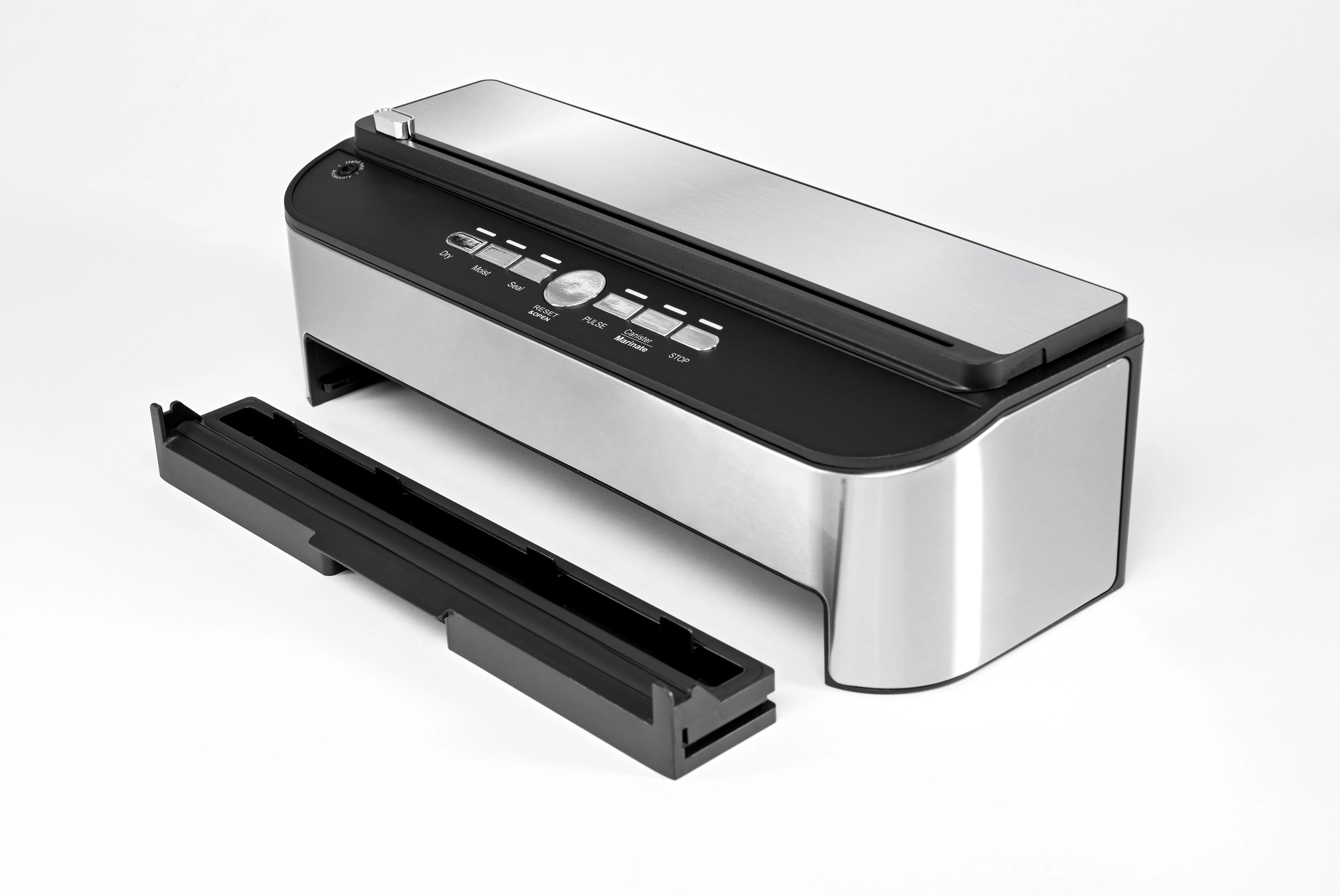 Latest Model Portable Electronic Vacuum Food Sealer Machine Low Noise Built-in Bag Cutter Electric Power Handheld Household Use - view 5