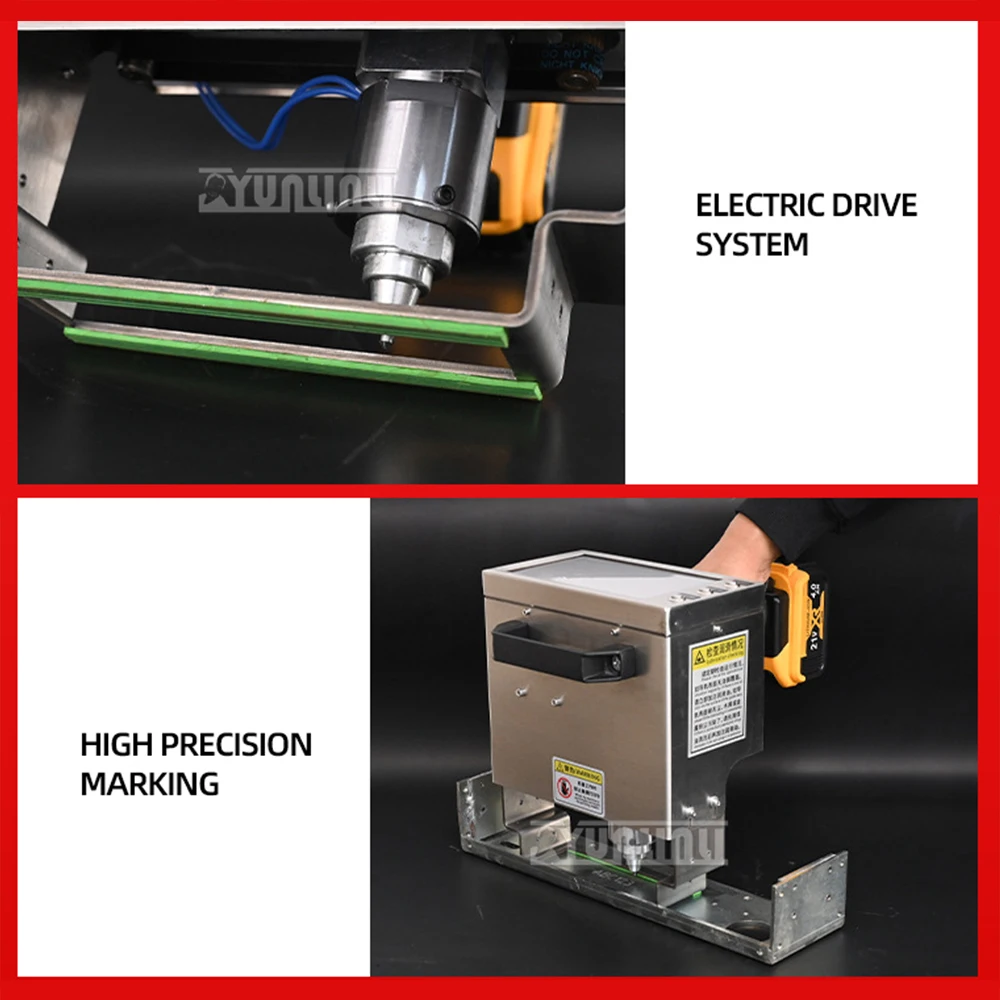 Handheld Electric Integrated Metal Coding Touch Screen Machine Marking Machine Lithium Battery Steel Plate Marking Machine