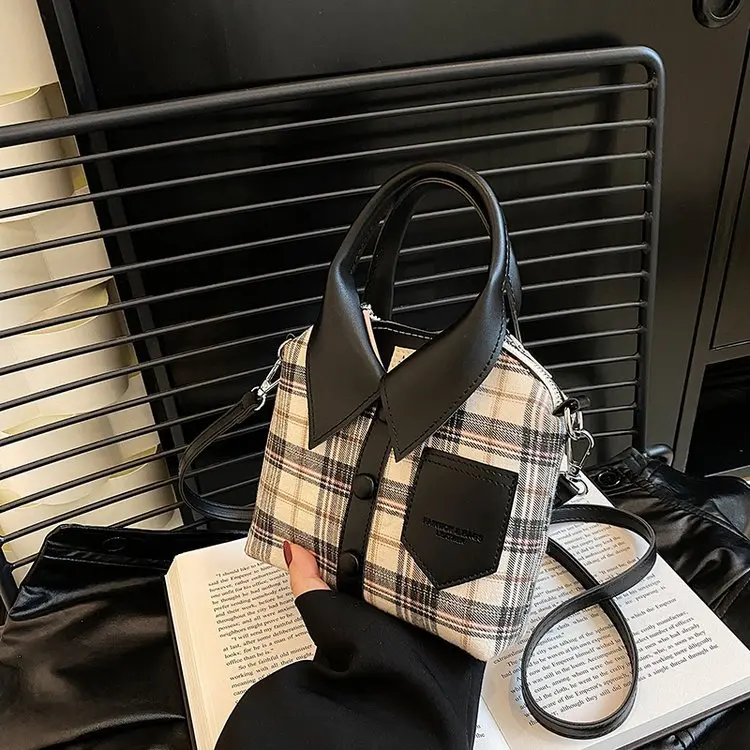 Kadın çantası giysi tarzı omuz çantası kadın moda sevimli Crossbody çanta