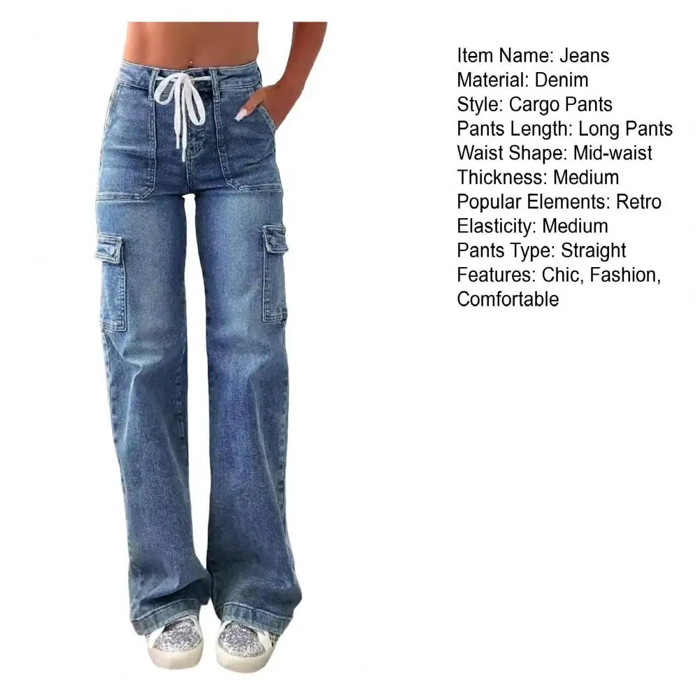 2025 ฤดูใบไม้ผลิใหม่ฤดูใบไม้ร่วงบางหลวม Fit ขนาดใหญ่เอวสูงกางเกงยีนส์กระชับสัดส่วนผู้หญิงแฟชั่น Harem กางเกง