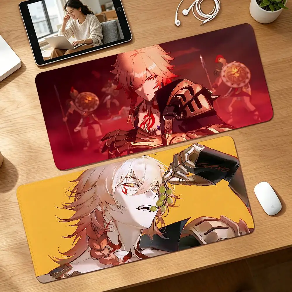 Honkai Star Rail Mydei-S Gaming Mouse Pad Non-Slip Lock Stitched Edge Large Office Desk Mat For Computer And Keyboard