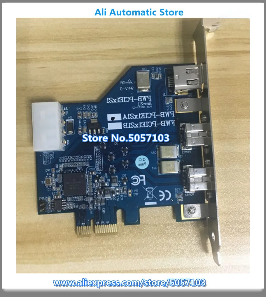 

IOI FWB-PCIE1X21A B PCI-E к промышленной камере 1394B HD DV с захватами 800M