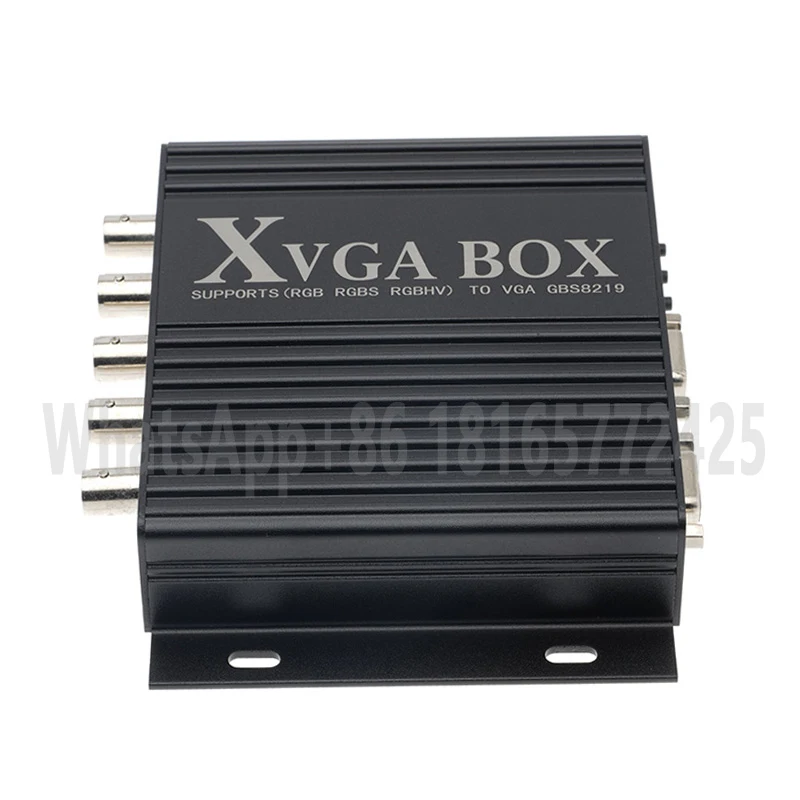 Imagem -04 - Home Video Converter Usado em Compras Industriais e Home Video Xvga Box Rgb para Vga Rgbs para Vga Gbs8219
